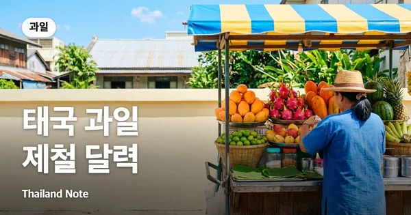 태국 과일 제철 달력